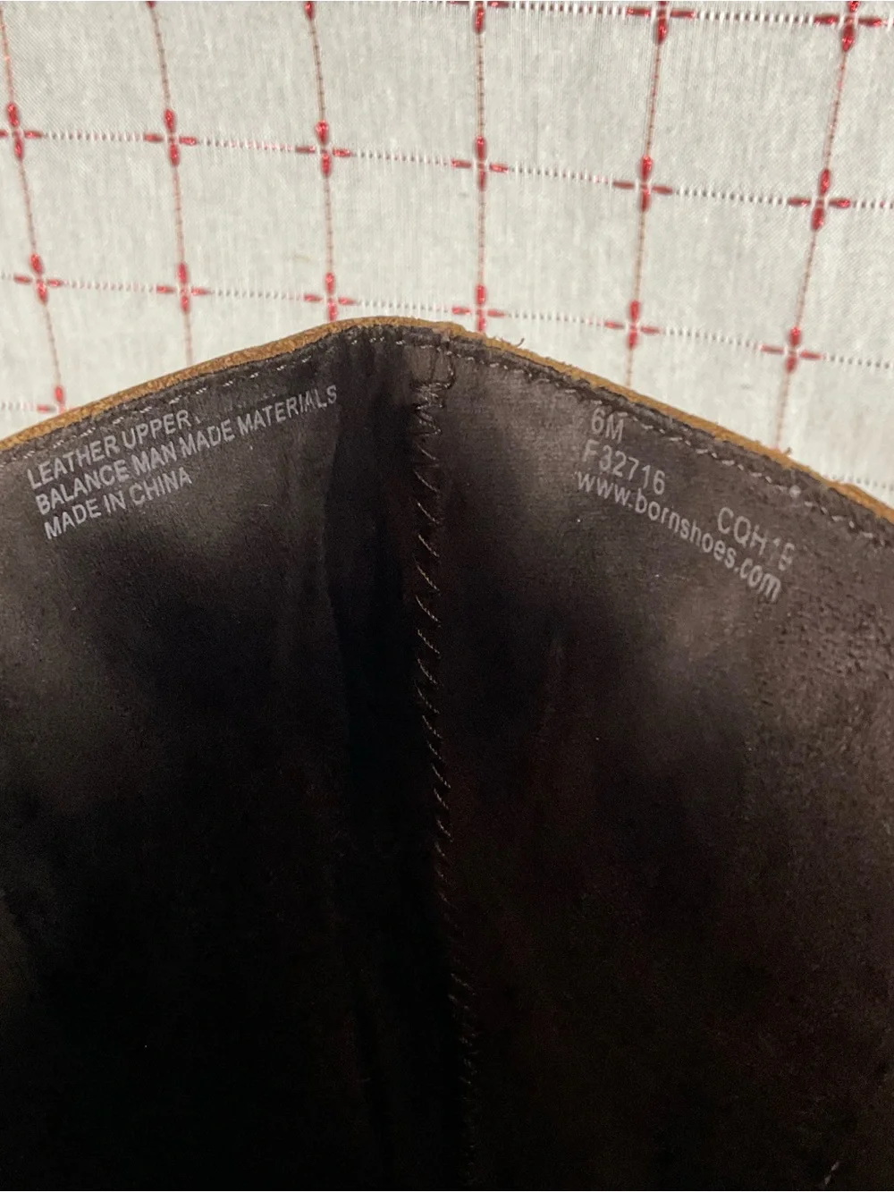 BORN Fannar Brown Leather Knee High Boots F32716 Size 6 Full Zip Riding Boots